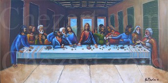 last supper on Instagram @chezartcom on FB @chezartcom